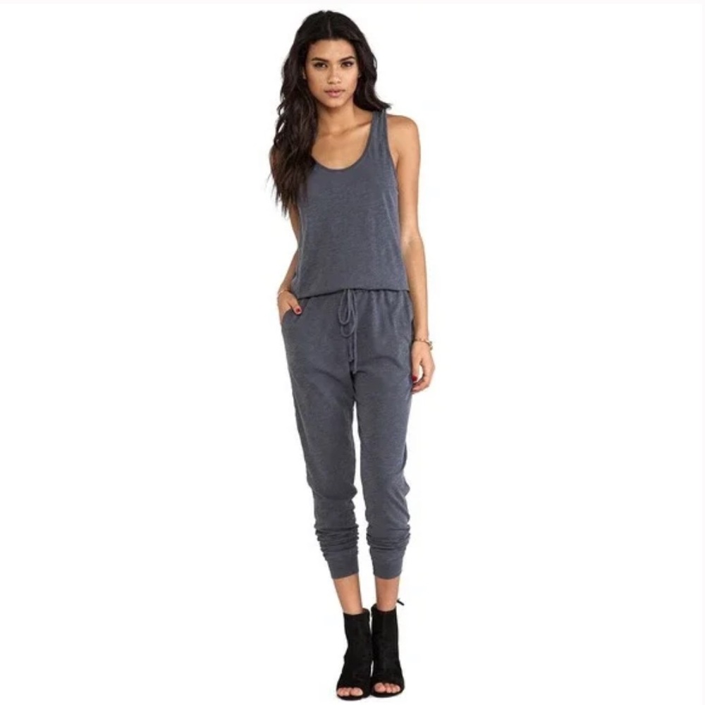 Sundry Charcoal Jumpsuit